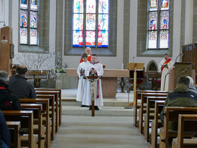 Karfreitgasliturgie und Karfreitagsprozession in Naumburg (Foto: Karl-Franz Thiede)